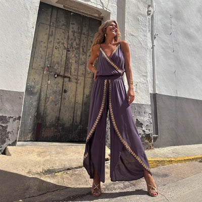 Lala™ | Long Jumpsuit with Thin Straps