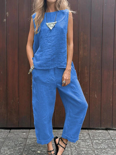 Sabrina™ | Lightweight Linen Two-Piece Set