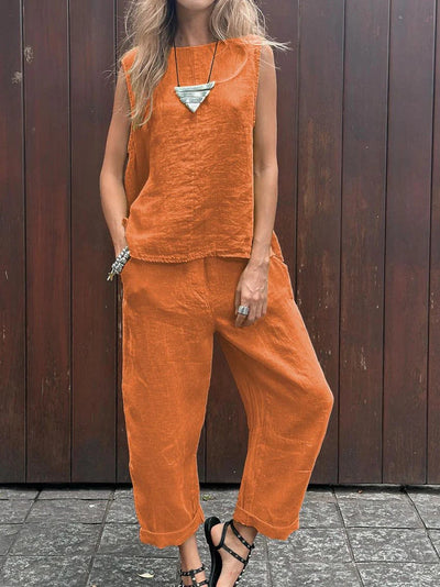 Sabrina™ | Lightweight Linen Two-Piece Set