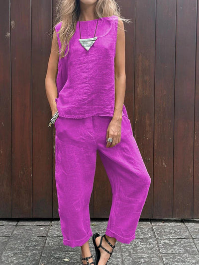 Sabrina™ | Lightweight Linen Two-Piece Set