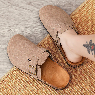 Qomfort™ | Genuine Suede Clogs