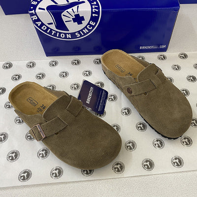 Qomfort™ | Genuine Suede Clogs