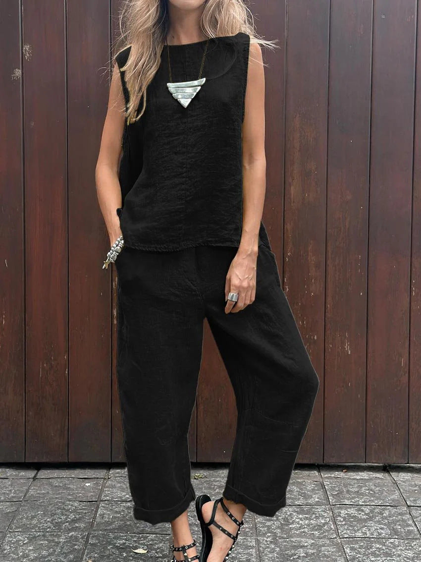 Sabrina™ | Lightweight Linen Two-Piece Set