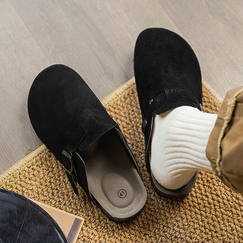 Qomfort™ | Genuine Suede Clogs