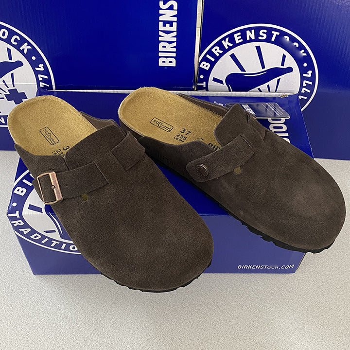 Qomfort™ | Genuine Suede Clogs