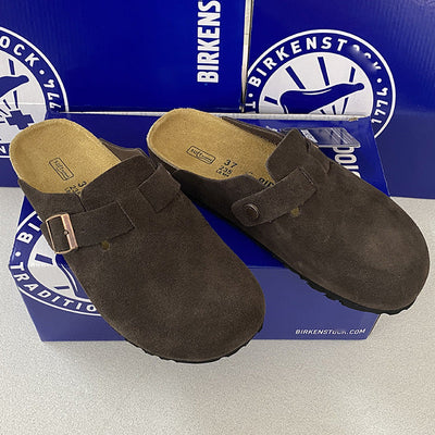 Qomfort™ | Genuine Suede Clogs