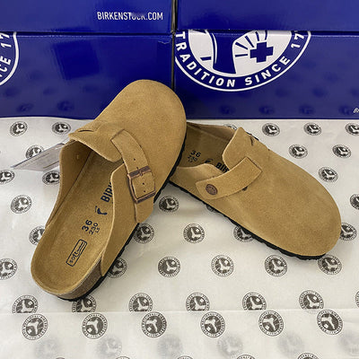 Qomfort™ | Genuine Suede Clogs