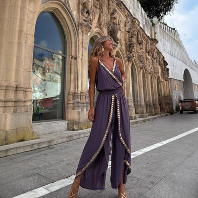 Lala™ | Long Jumpsuit with Thin Straps