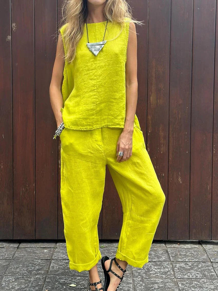 Sabrina™ | Lightweight Linen Two-Piece Set