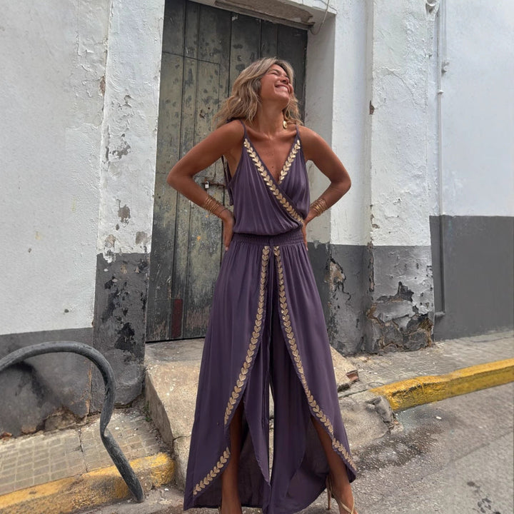 Lala™ | Long Jumpsuit with Thin Straps