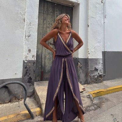 Lala™ | Long Jumpsuit with Thin Straps