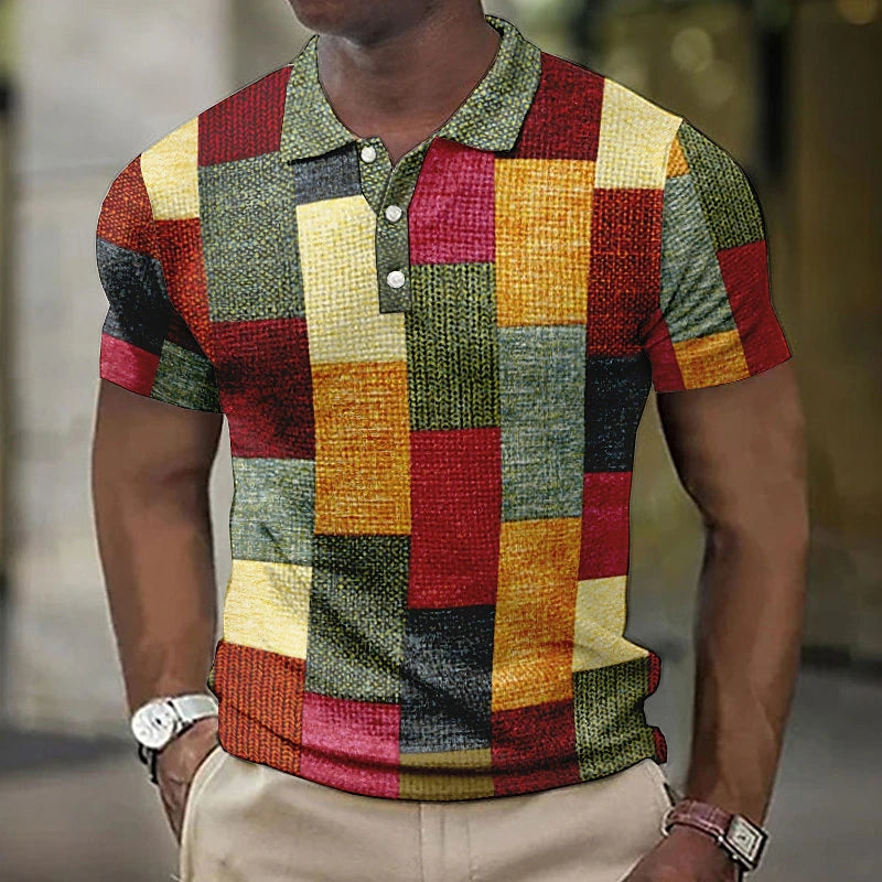 Raffaele™ | Multicolour Polo in Modern Style