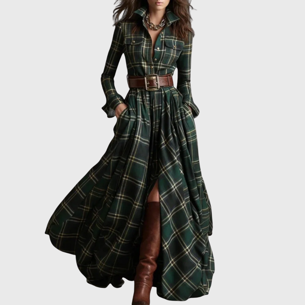 Nikki™ | Checked Maxi Dress