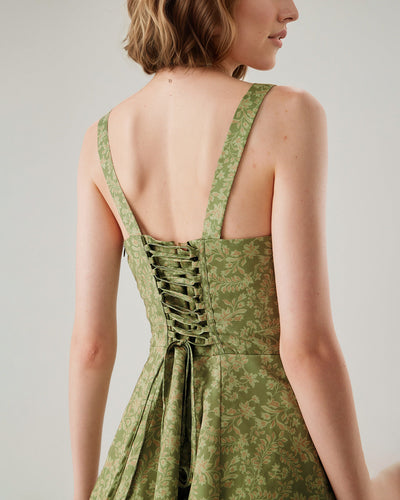 Riha™ | Floral Ruched Slip Mini Dress