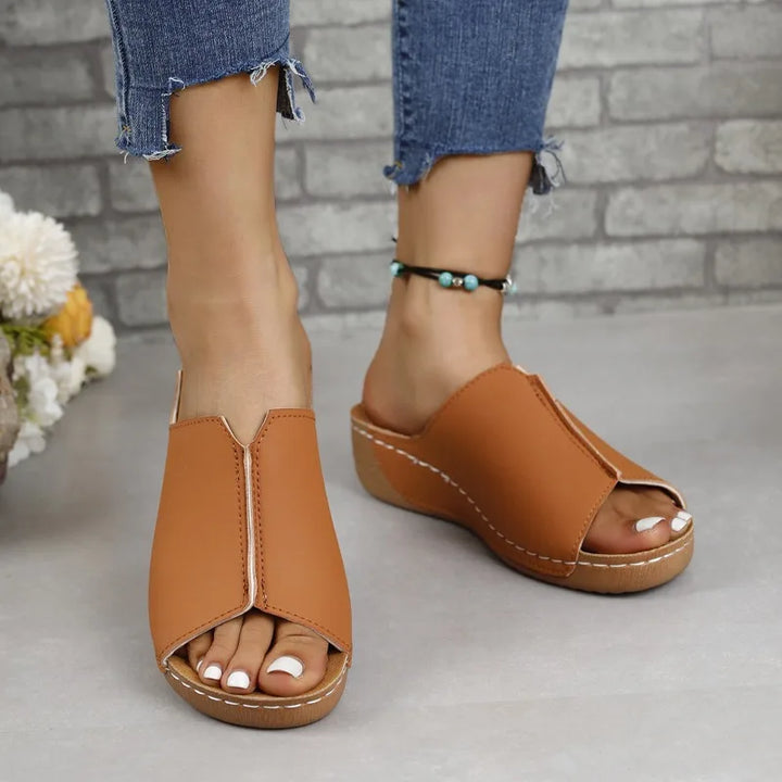 Zara™ | Supportive Open-Toe Sandals with Arch Support
