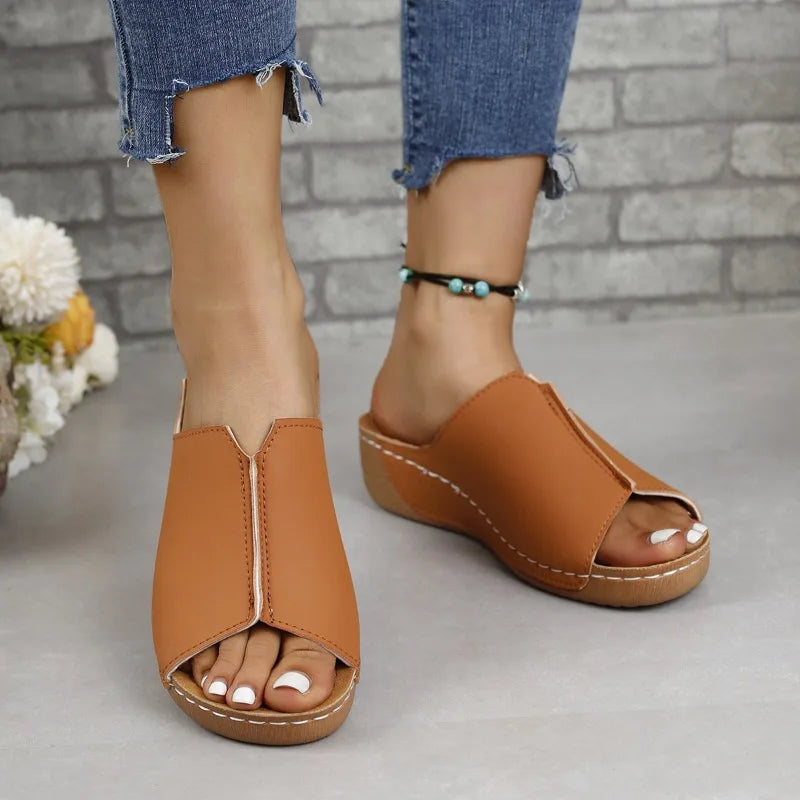Zara™ | Supportive Open-Toe Sandals with Arch Support