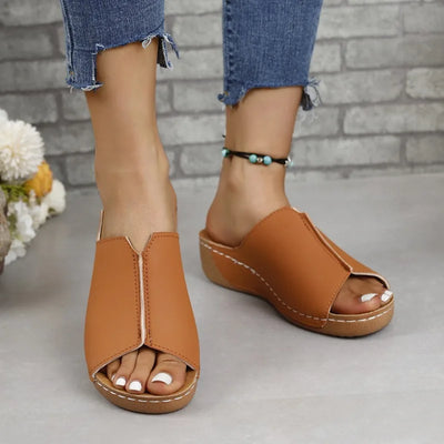 Zara™ | Supportive Open-Toe Sandals with Arch Support
