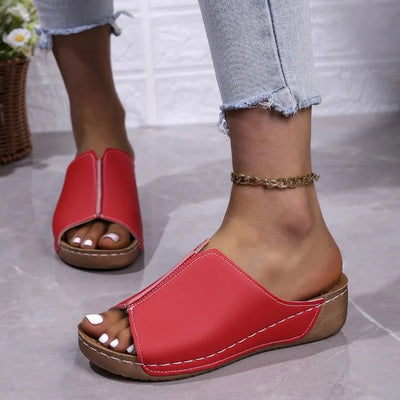 Zara™ | Supportive Open-Toe Sandals with Arch Support