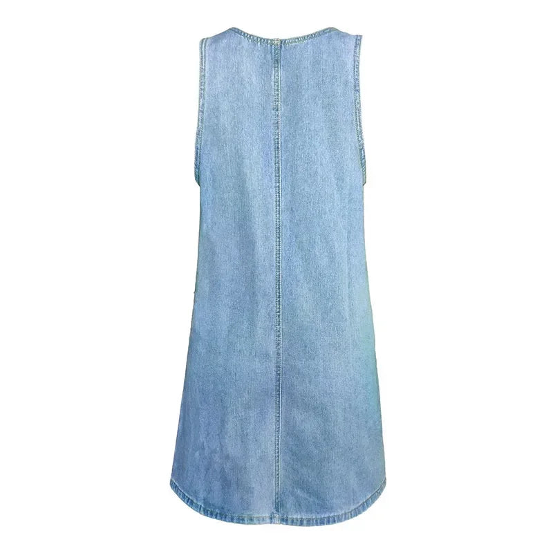 Sophie™ | Practical and Lightweight Denim Summer Dress Summer Dress