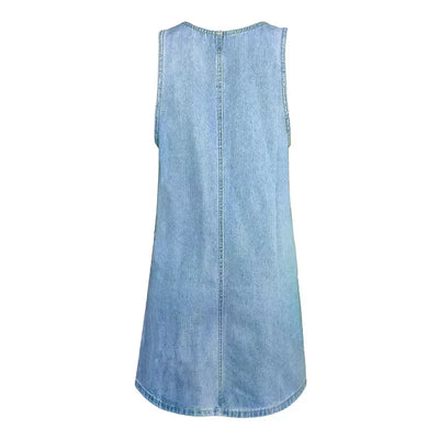 Sophie™ | Practical and Lightweight Denim Summer Dress Summer Dress
