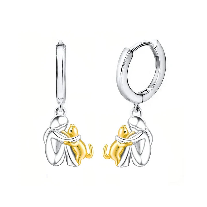 Preston & Payton™ | Cat Icon Earrings (Round Closure)