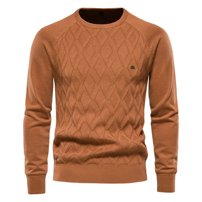Koelman | Men's Sweater with Check Pattern