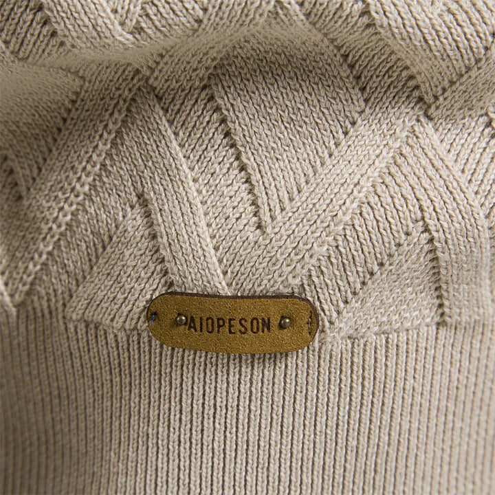 Koelman | Men's Sweater with Check Pattern