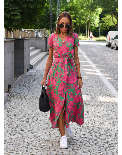 Eva™ | Stylish V-Neck Dress