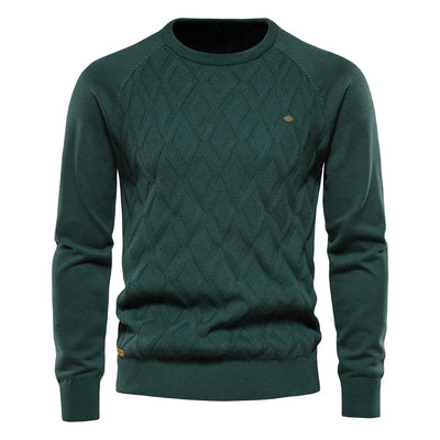 Koelman | Men's Sweater with Check Pattern