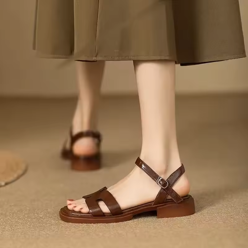 Elena™ | Roman Flat Sandals