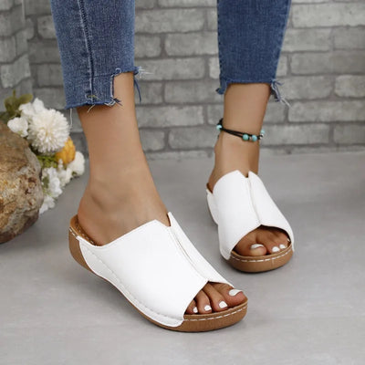 Zara™ | Supportive Open-Toe Sandals with Arch Support