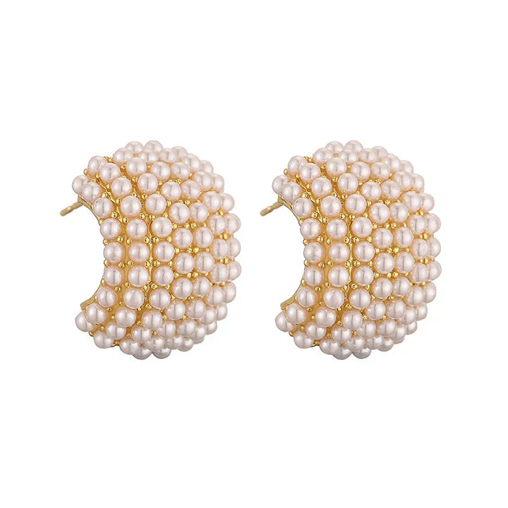Classic Style Pearl Earrings