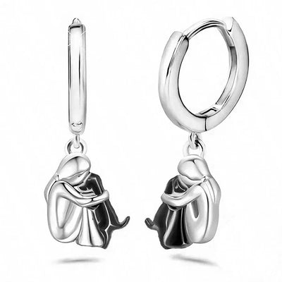 Preston & Payton™ | Earrings with Dog Icon (Round Closure)