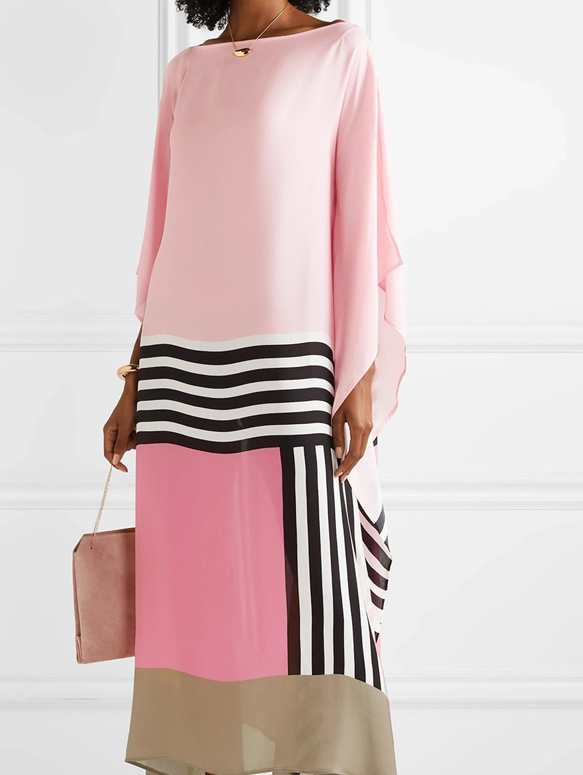 Iria™ | Elegant Dress with Geometric Print