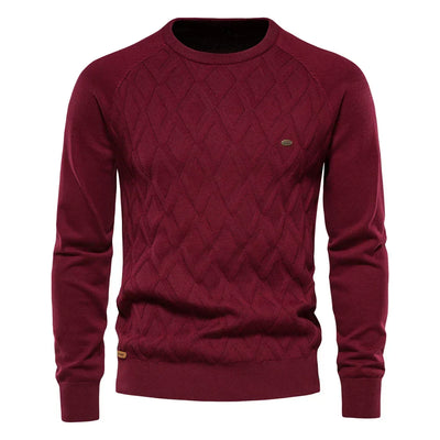 Koelman | Men's Sweater with Check Pattern