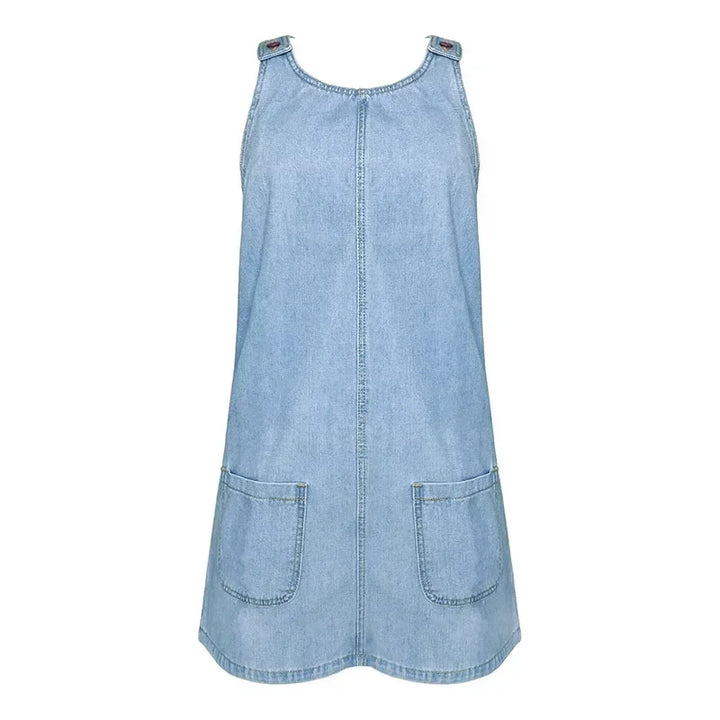 Sophie™ | Practical and Lightweight Denim Summer Dress Summer Dress