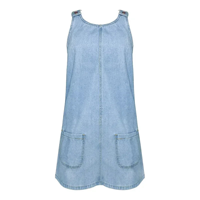 Sophie™ | Practical and Lightweight Denim Summer Dress Summer Dress