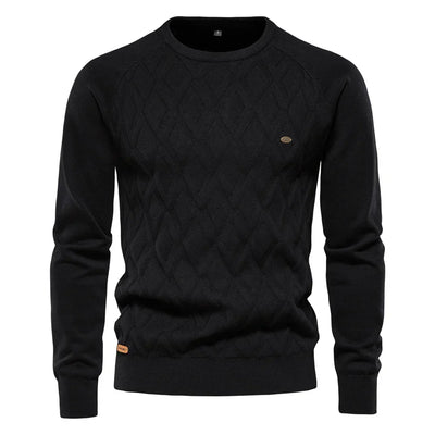 Koelman | Men's Sweater with Check Pattern