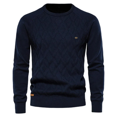 Koelman | Men's Sweater with Check Pattern