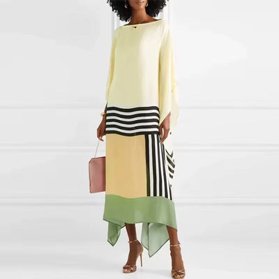 Iria™ | Elegant Dress with Geometric Print