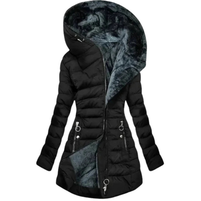 WinterGlam™ | Oversized Hooded Puffer Elegance