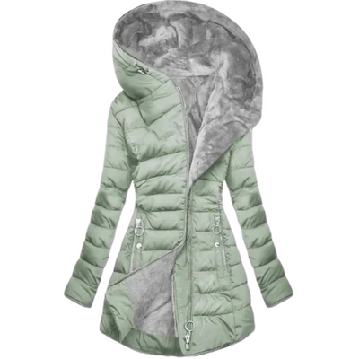 WinterGlam™ | Oversized Hooded Puffer Elegance