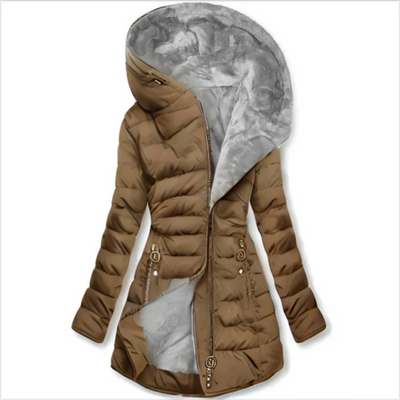 WinterGlam™ | Oversized Hooded Puffer Elegance
