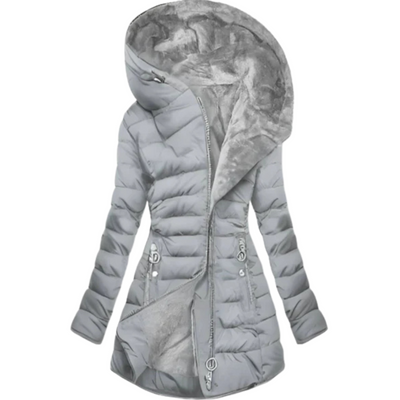 WinterGlam™ | Oversized Hooded Puffer Elegance