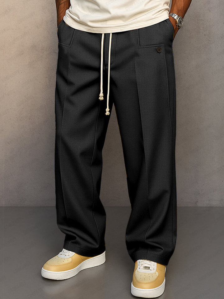 Bordeaux™ | Elegant Drawstring Trousers