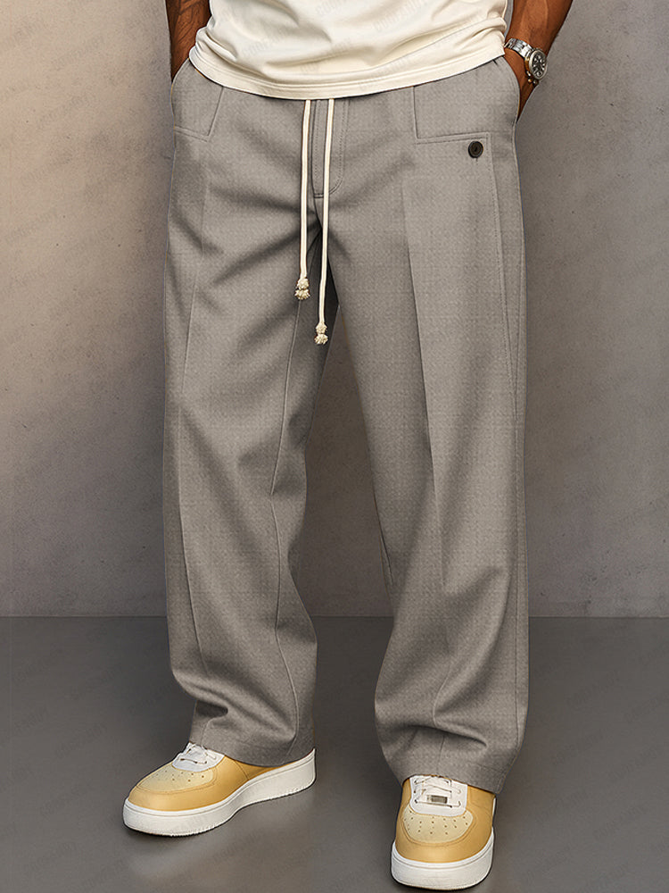 Bordeaux™ | Elegant Drawstring Trousers