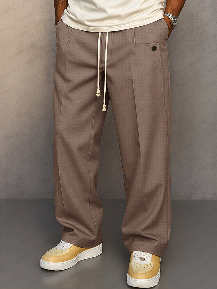 Bordeaux™ | Elegant Drawstring Trousers
