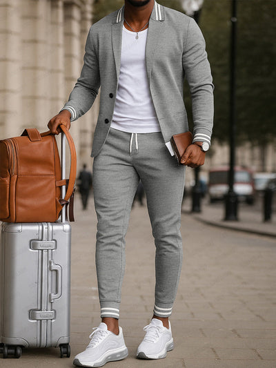 Jason™ | Athletic Inspired Blazer Pants Set