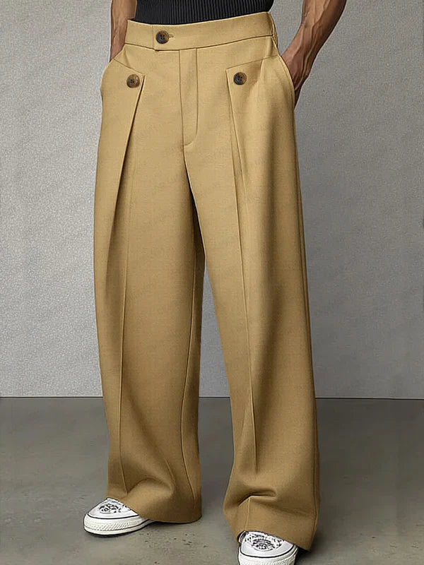 Sam™ | Elegant Trousers with Pleats for Men