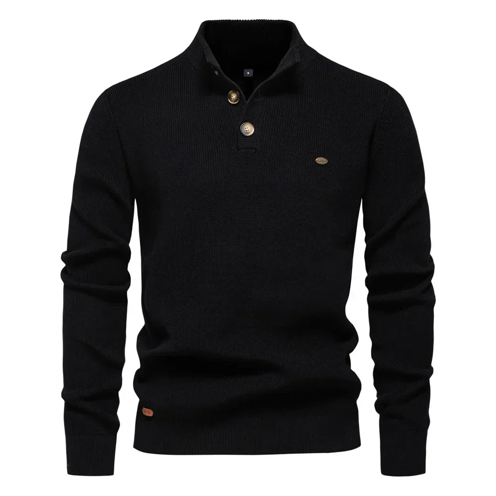 Koelman | Men's Sweater with Button Design
